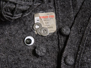 Wool and Washer Buttons