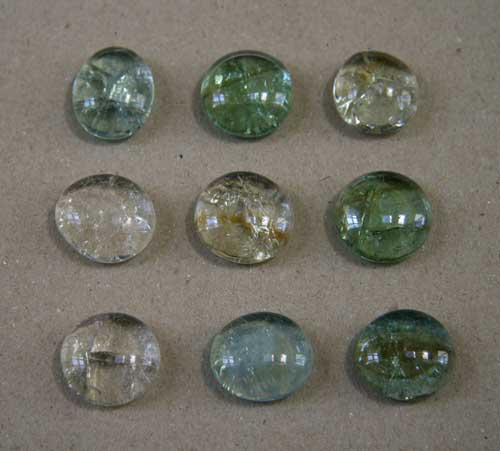 Glass Stones Cracked