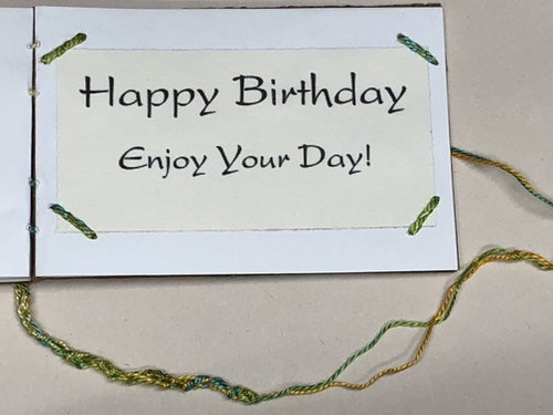 Birthday Book/Card Sentiment