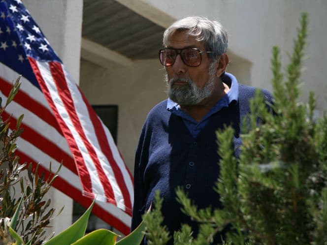 Milt and American Flag