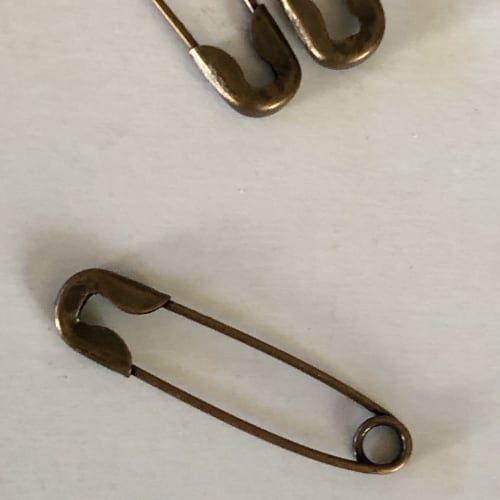 Bronze Safety Pins